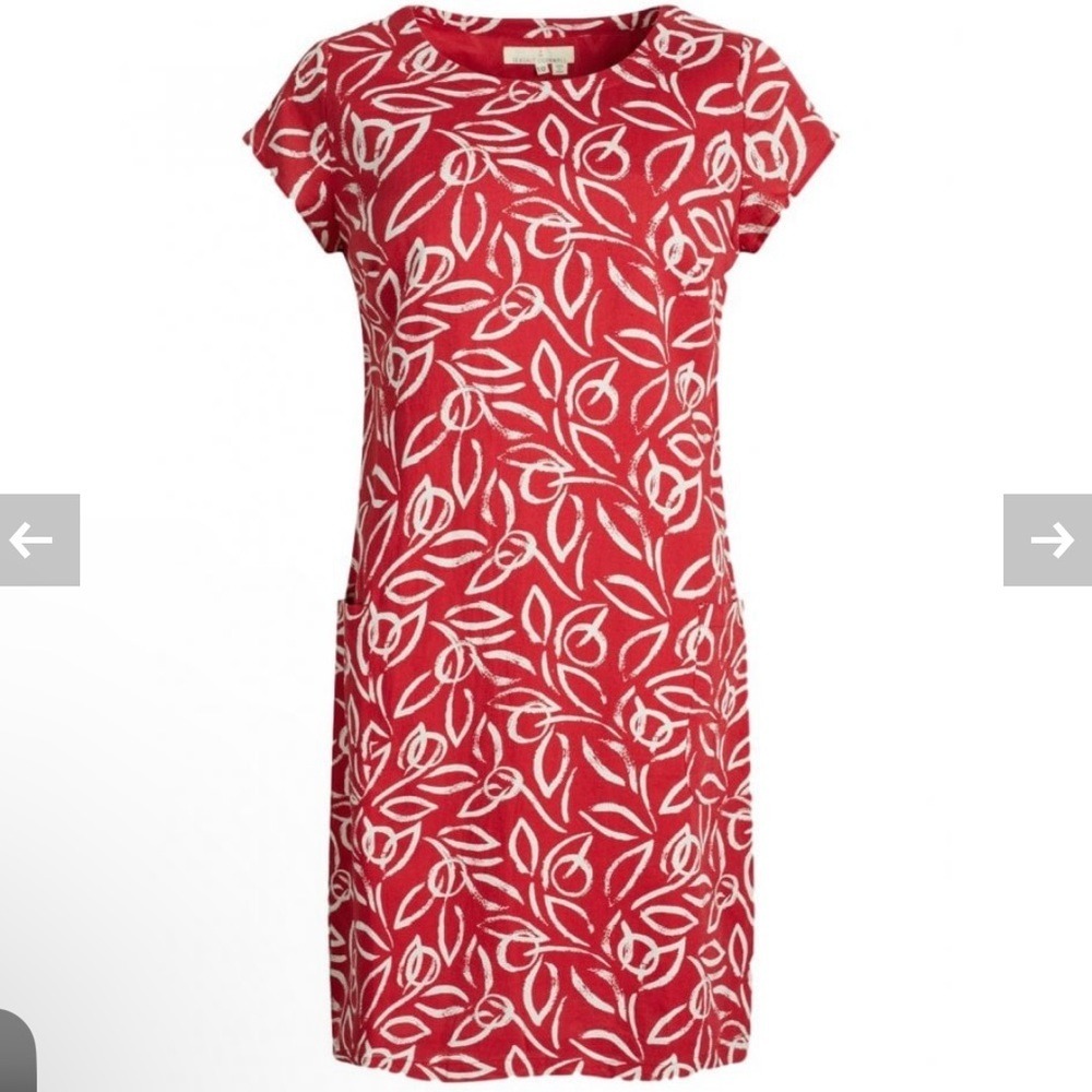 SEASALT Cornwall River Cove Dress (Painterly Leaf Rudder) NEW